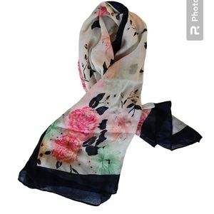 NWT OLD NAVY Oversized Floral Scarf | SZ 48" Sq